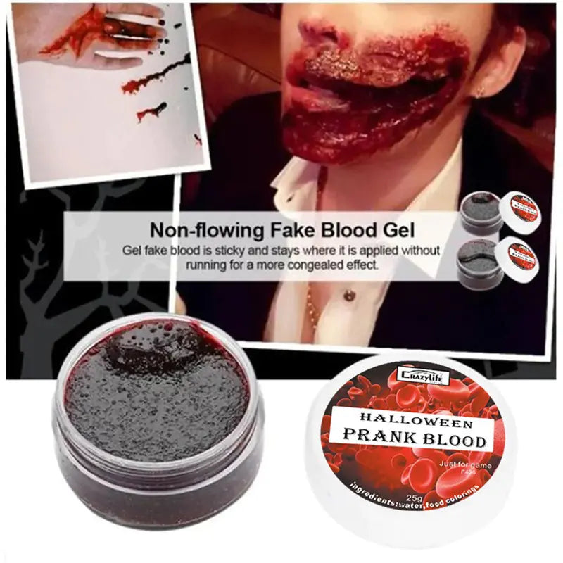 Face Painting Fake Blood Gel for Prank Party Supplies
